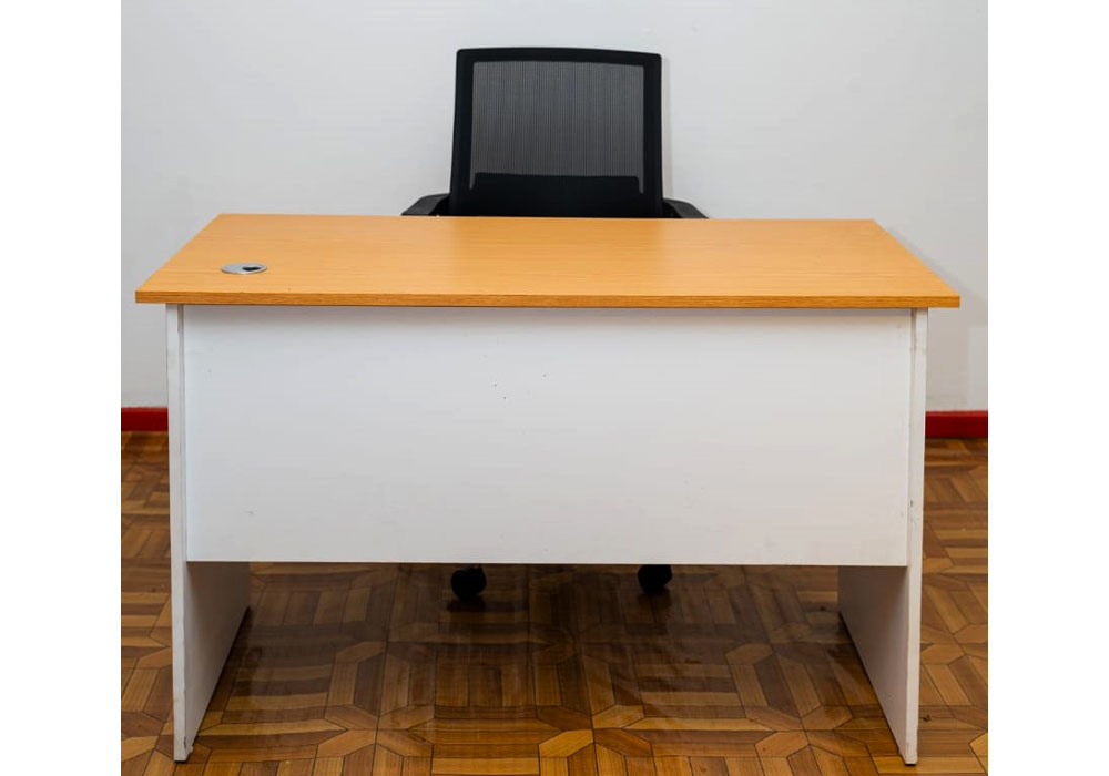D1260 - Panel Legged Desk 1200 x 600 x 745H mm,(Without Drawers) thumbnail 2