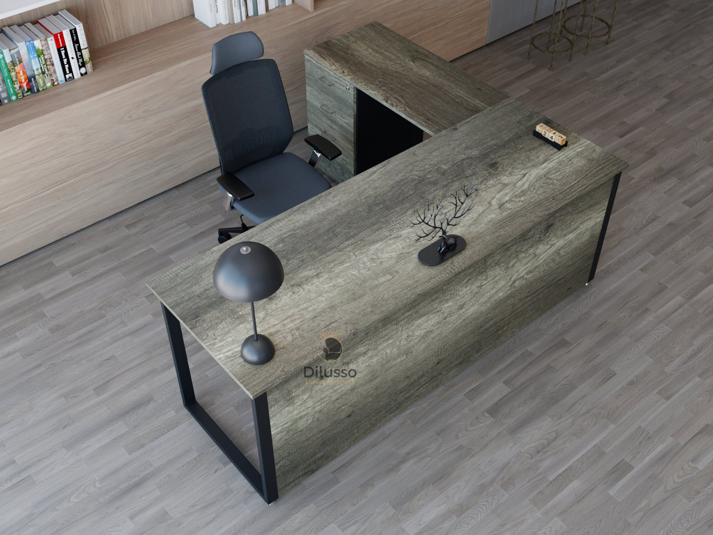 Zuma Managerial Office Desk 1600 x 750 x 745H mm with Desk Height Drawer Extension thumbnail 2