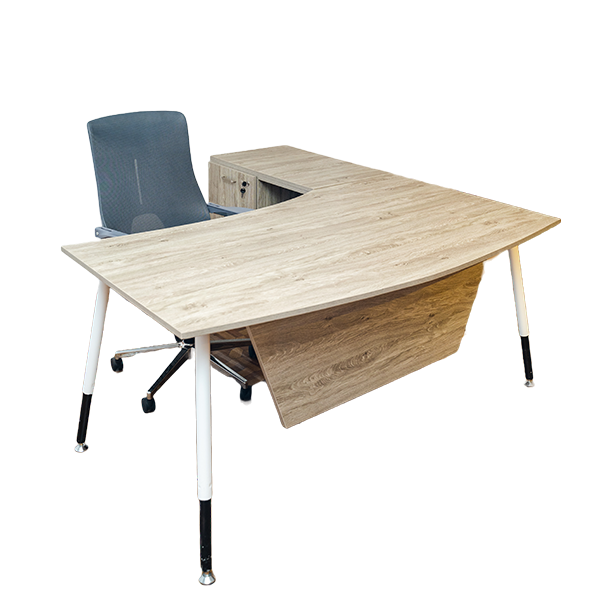 Dena Executive Office Desk 1600 x 800 x  745H,18mm top With Metal Frame - Modern Executive Desk in Nairobi, Kenya thumbnail 2