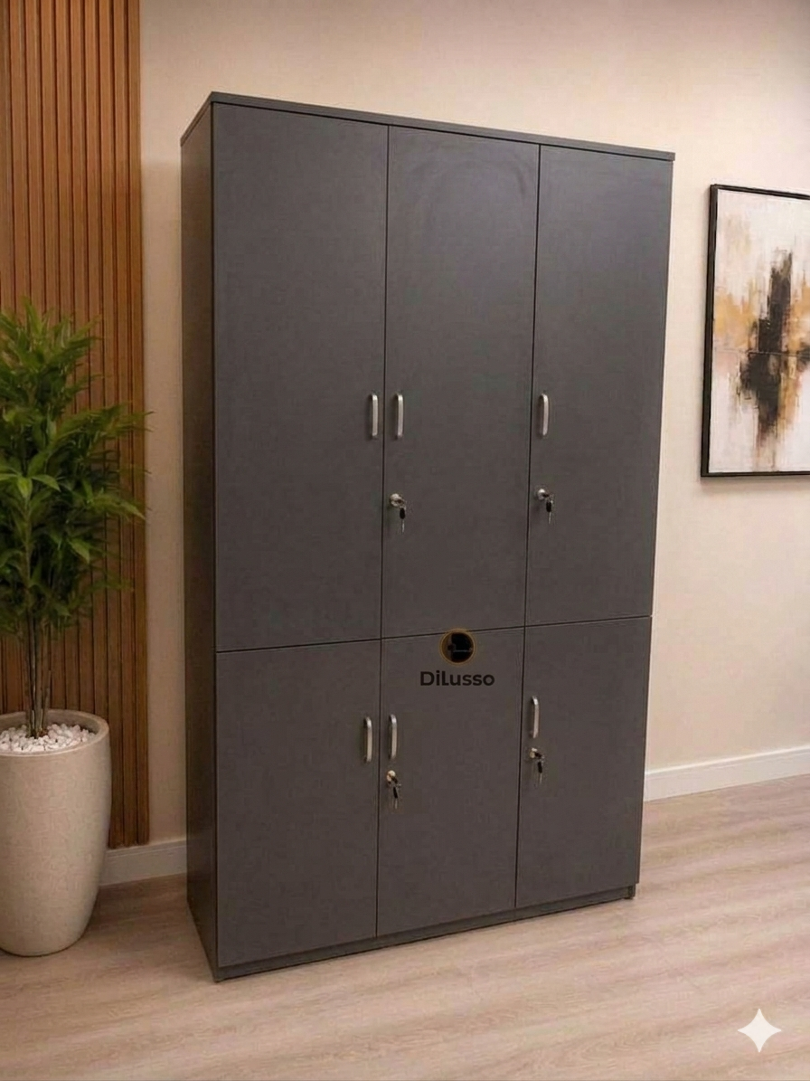 CABINET -3 Door wooden Filling Cabinet 1200 x 400 x 2100H mm thumbnail 2