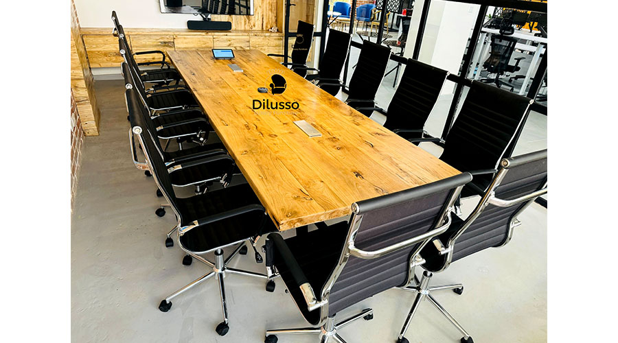 Tanga Executive 16 People Conference & Boardroom Table 4.8m Long * 1.5m Wide(Mango wood Top) thumbnail 2