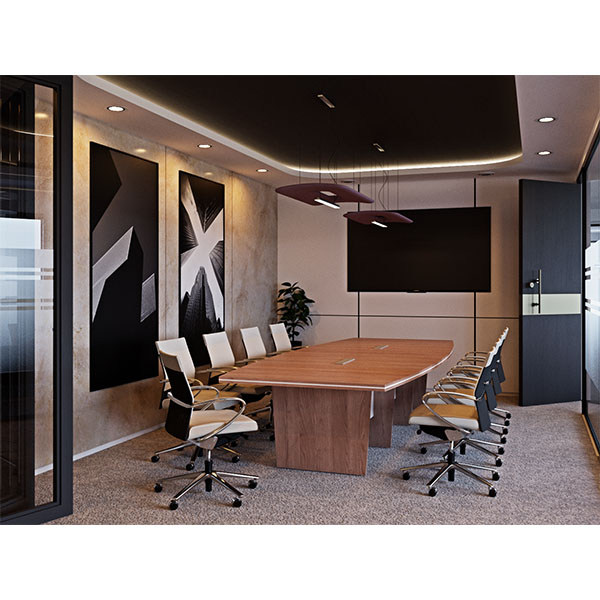 BROW1812 - 6 Pax Conference Table 1800 x 1200 x745H mm,45mm sandwich top with tower Legs - Modern Boardroom in Nairobi, Kenya