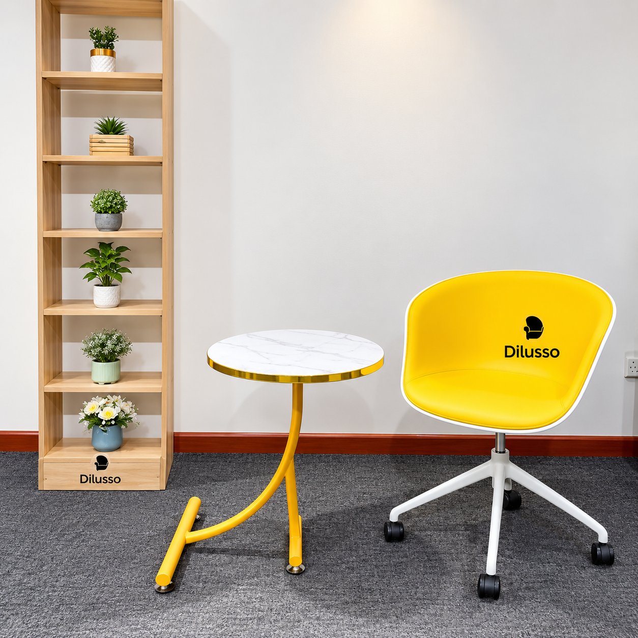 EAZY-LM -Medium Back Lounge Chair -Yellow - Modern Lounge chair in Nairobi, Kenya