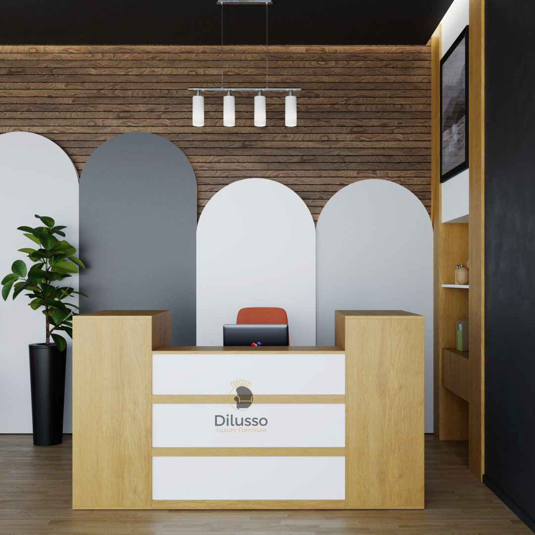 Kobe Reception Desk 1600 x 750 x 11100H m, - Modern Reception desk in Nairobi, Kenya