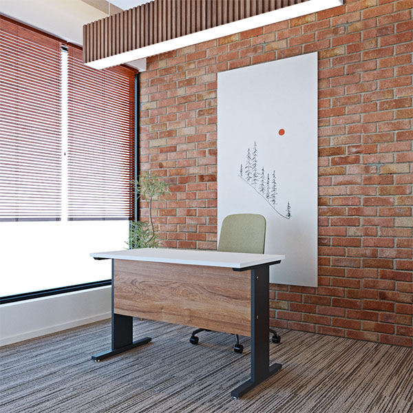 ML1060-Metal Legged Desk 1000 x 600 x 745H mm - Modern Office Desk in Nairobi, Kenya