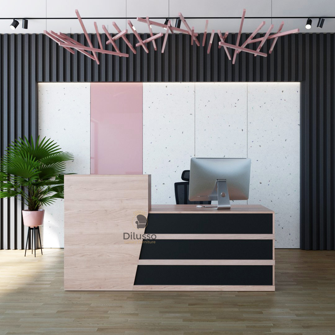 Orion Reception Desk 1600 x 750 x 1100H mm - Modern Reception desk in Nairobi, Kenya
