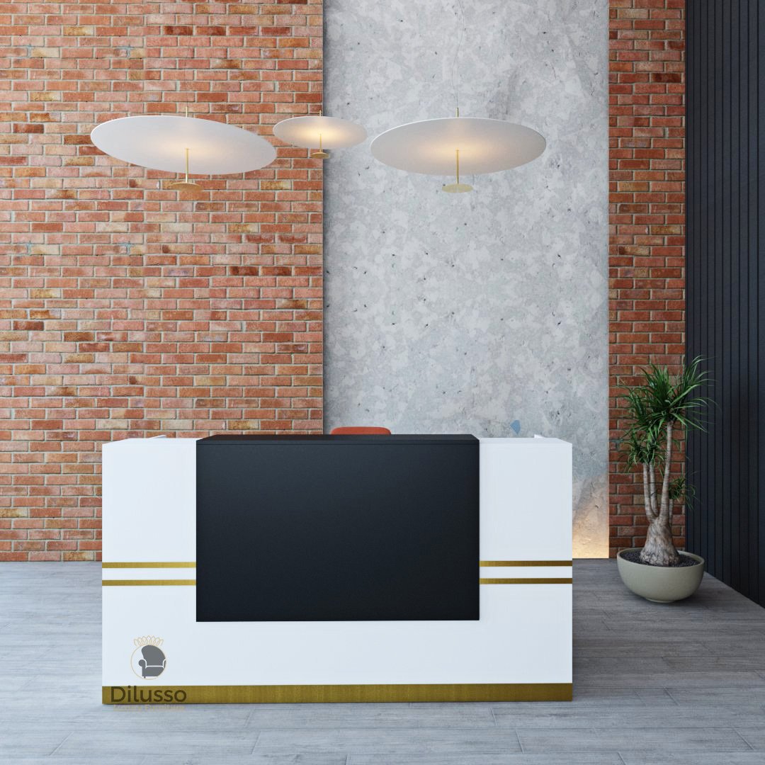 Tokyo Reception Desk 1600 x 750 x 1100H mm - Modern Reception desk in Nairobi, Kenya