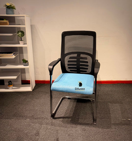Vex-L Visitors Mesh Chair -Blue - Modern Visitor Low back Chair in Nairobi, Kenya
