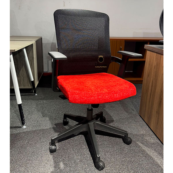 WIT-M -Ergonomic Medium Back Mesh Chair-Red - Modern Medium Back in Nairobi, Kenya